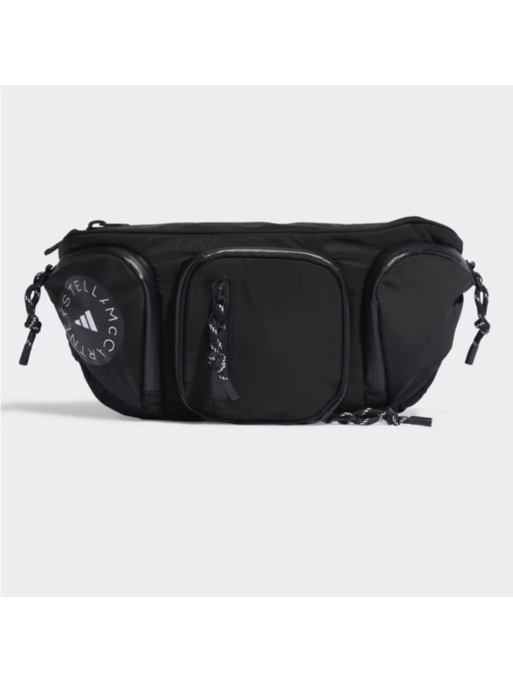 Adidas by Stella McCartney Black Multi-Pocket Bum Bag Belt bag